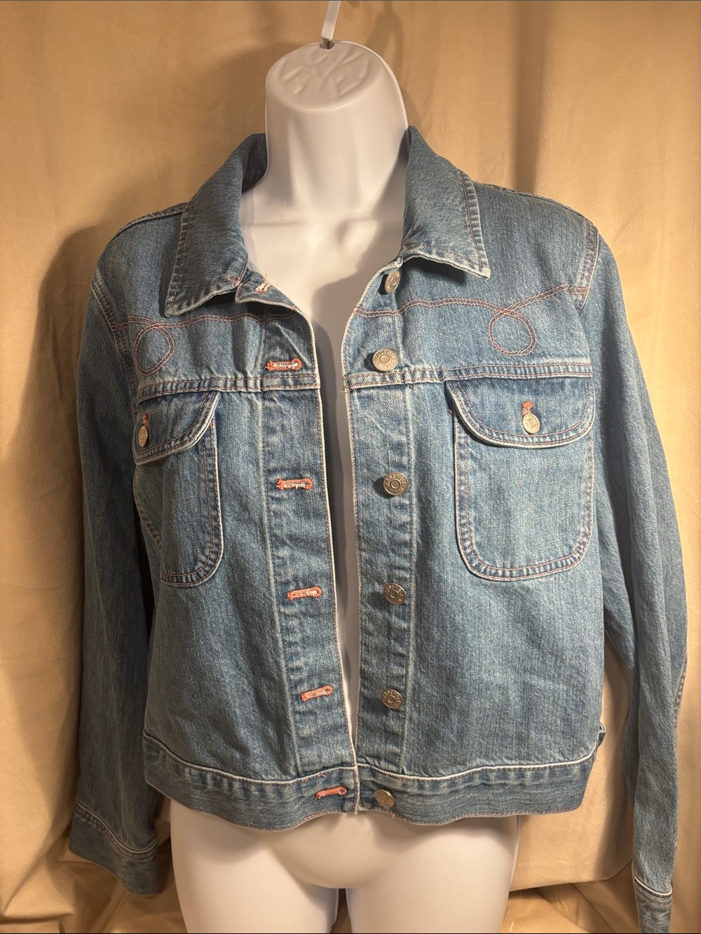Madewell Western Edition Rare Crop Light Blue Denim Jacket - Picture 5 of 9